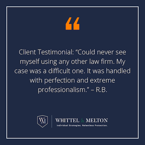 Testimonio de un Cliente: Nunca pude imaginarme acudiendo a ninguna otra firma. El mío fue un caso difícil. Fue manejado con perfección y profesionalismo extremo. – R. B.